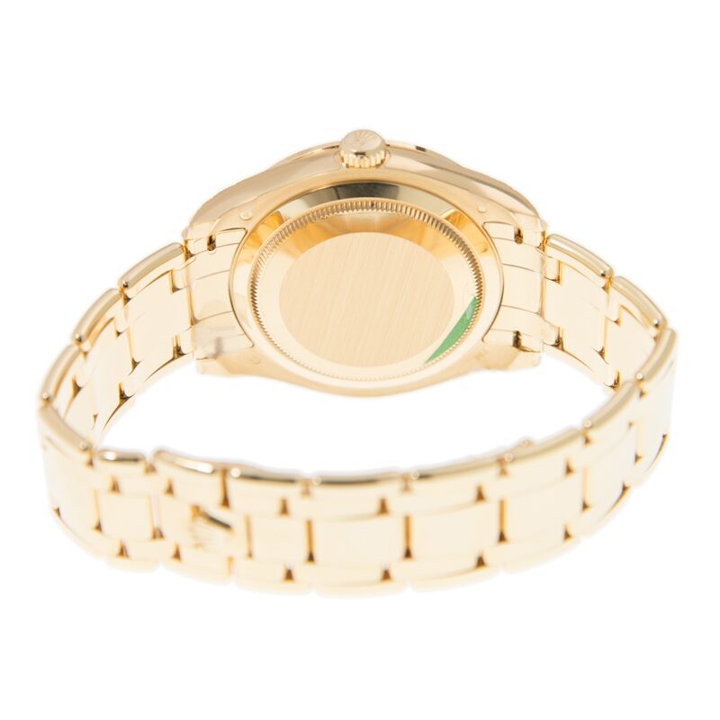 Rolex Datejust Green Diamond Dial 18K Yellow Gold Automatic Watch #86348GNDPM - Watches of America #4