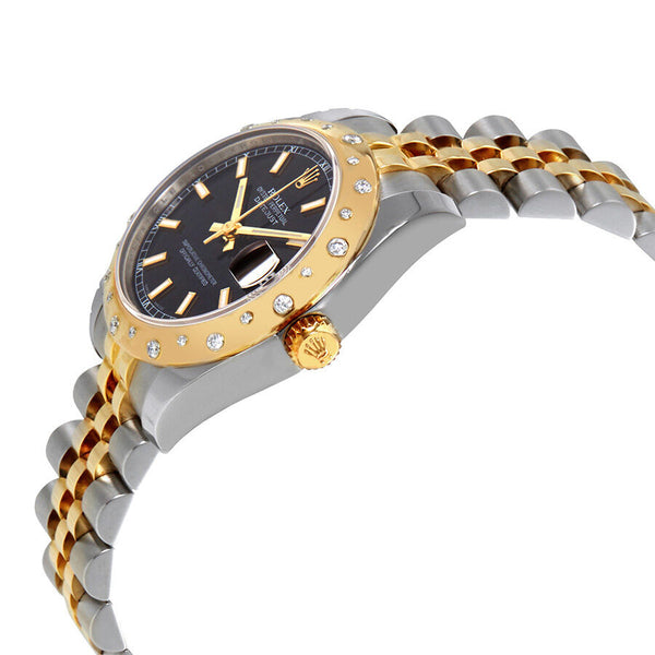 Rolex Datejust Lady 31 Black Dial Stainless Steel and 18K Yellow Gold Jubilee Bracelet Automatic Watch #178343BKSJ - Watches of America #2