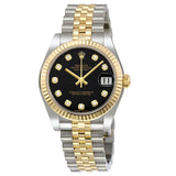 Rolex Datejust Lady 31 Black Dial Stainless Steel and 18K Yellow Gold Jubilee Bracelet Automatic Watch #178273BKDJ - Watches of America