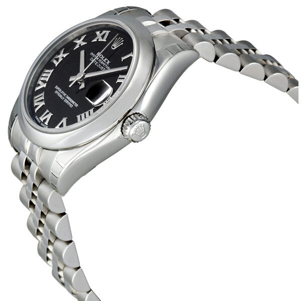 Rolex Datejust Lady 31 Black Dial Stainless Steel Jubilee Bracelet Automatic Watch #178240BKRJ - Watches of America #2