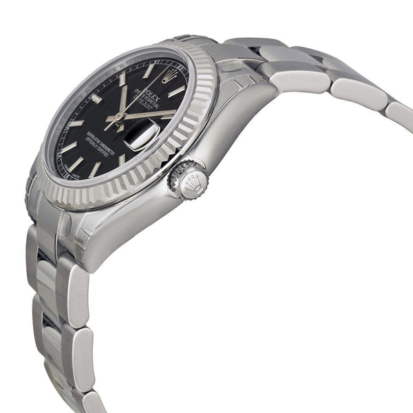 Rolex Datejust Lady 31 Black Dial Stainless Steel Oyster Bracelet Automatic Watch #178274BKSO - Watches of America #2