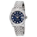 Rolex Datejust Lady 31 Blue Dial Stainless Steel Jubilee Bracelet Automatic Watch 178274BLDJ#178274/63160 G - Watches of America