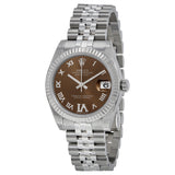 Rolex Datejust Lady 31 Brown Dial Stainless Steel Jubilee Bracelet Automatic Watch #178274BRDRJ - Watches of America