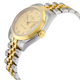 Rolex Datejust Lady 31 Champagne Dial Stainless Steel and 18K Yellow Gold Jubilee Bracelet Automatic Watch #178243CRJ - Watches of America #2