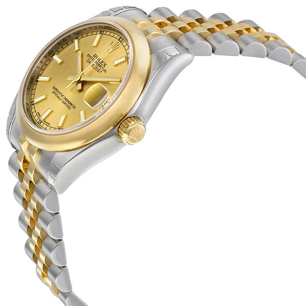 Rolex Datejust Lady 31 Champagne Dial Stainless Steel and 18K Yellow Gold Jubilee Bracelet Automatic Watch #178243CSJ - Watches of America #2