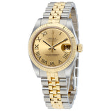 Rolex Datejust Lady 31 Champagne Dial Stainless Steel and 18K Yellow Gold Jubilee Bracelet Automatic Watch #178273CRJ - Watches of America