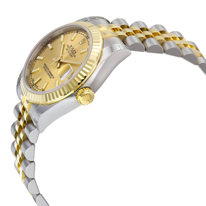 Rolex Datejust Lady 31 Champagne Dial Stainless Steel and 18K Yellow Gold Jubilee Bracelet Automatic Watch #178273CSJ - Watches of America #2