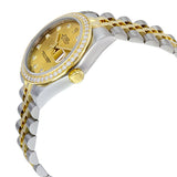 Rolex Datejust Lady 31 Champagne Dial Stainless Steel and 18K Yellow Gold Jubilee Bracelet Automatic Watch #178383CDJ - Watches of America #2
