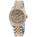Rolex Datejust Lady 31 Gold Dust Dial Stainless Steel and 18K Everose Gold Jubilee Bracelet Automatic Watch #178271GDDJ - Watches of America
