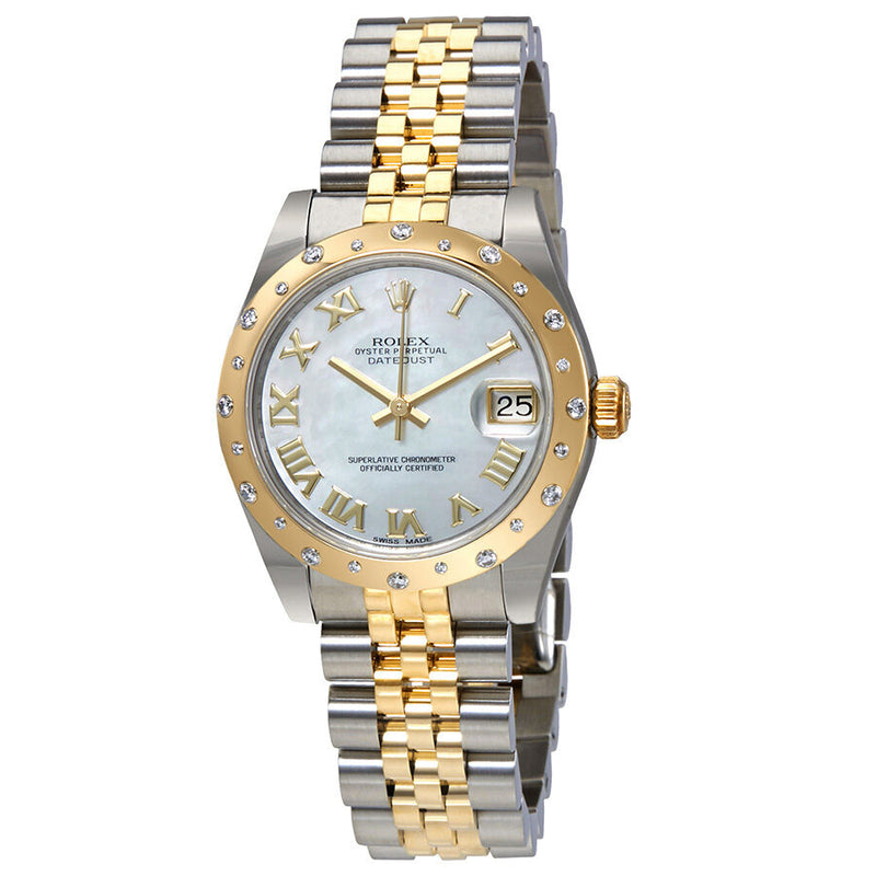Rolex Datejust Lady 31 Mother of Pearl Dial Stainless Steel and 18K Yellow Gold Jubilee Bracelet Automatic Watch #178343MRJ - Watches of America