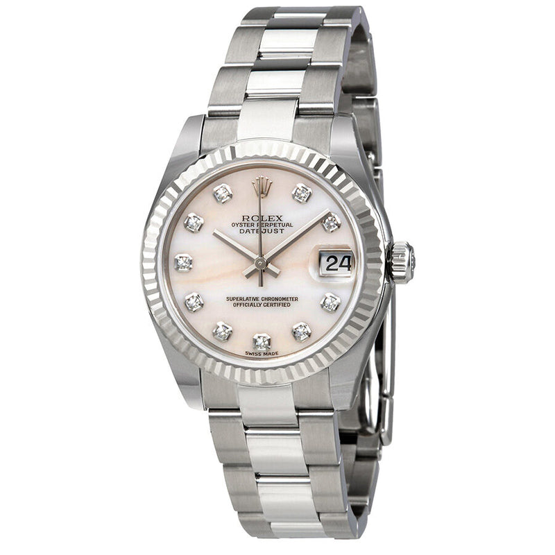 Rolex Datejust Lady 31 Mother of Pearl Dial Stainless Steel Oyster Bracelet Automatic Watch #178274MDO - Watches of America
