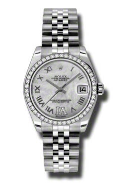 Rolex Datejust Lady 31 Mother of Pearl Dial Stainless Steel Jubilee Bracelet Automatic Watch #178384MRDJ - Watches of America
