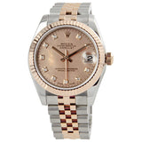Rolex Datejust Lady 31 Pink Dial Stainless Steel and 18K Everose Gold Jubilee Bracelet Automatic Watch #178271PGDDJ - Watches of America
