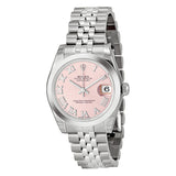 Rolex Datejust Lady 31 Pink Dial Stainless Steel Jubilee Bracelet Automatic Watch #178240PRJ - Watches of America