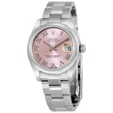 Rolex Datejust Lady 31 Pink Dial Stainless Steel Oyster Bracelet Automatic Watch #178240PRO - Watches of America