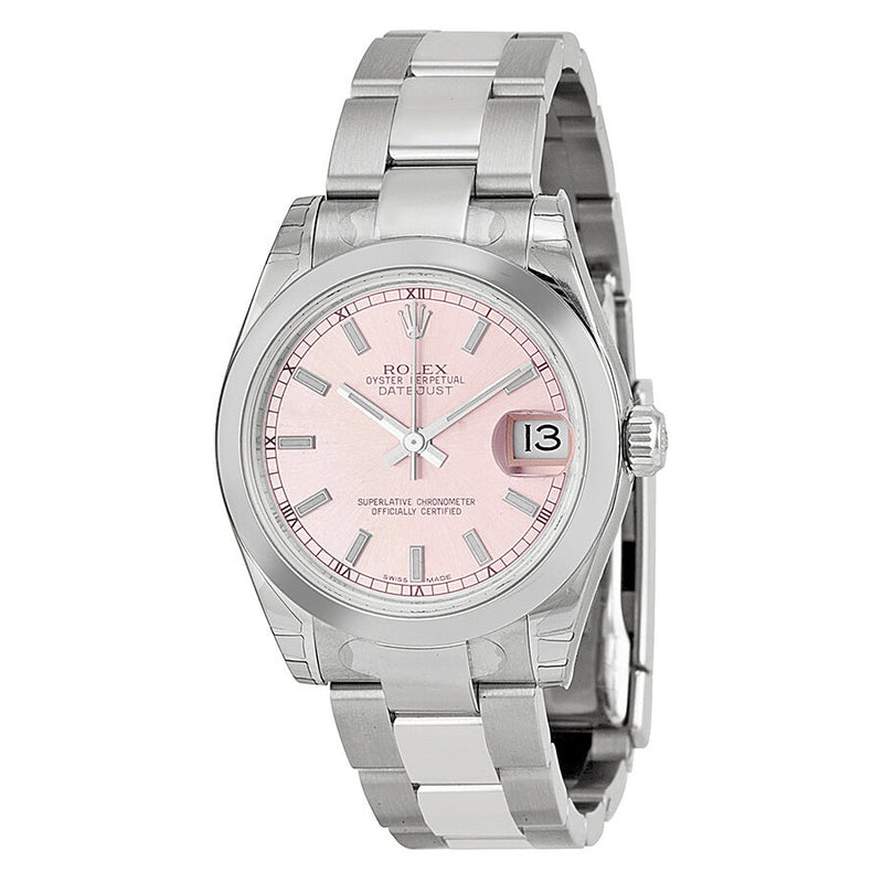 Rolex Datejust Lady 31 Pink Dial Stainless Steel Oyster Bracelet Automatic Watch #178240PSO - Watches of America