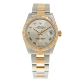 Rolex Datejust Lady 31 Silver Dial Stainless Steel and 18K Yellow Gold Oyster Bracelet Automatic Watch #178343GRDO - Watches of America #3
