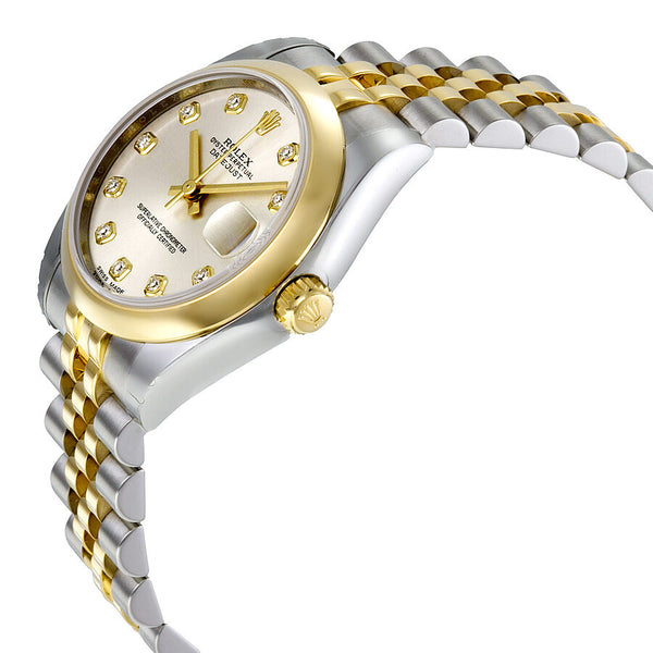 Rolex Datejust Lady 31 Silver Dial Stainless Steel and 18K Yellow Gold Jubilee Bracelet Automatic Watch #178243SDJ - Watches of America #2