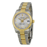 Rolex Datejust Lady 31 Silver Dial Stainless Steel and 18K Yellow Gold Oyster Bracelet Automatic Watch #178273SDO - Watches of America