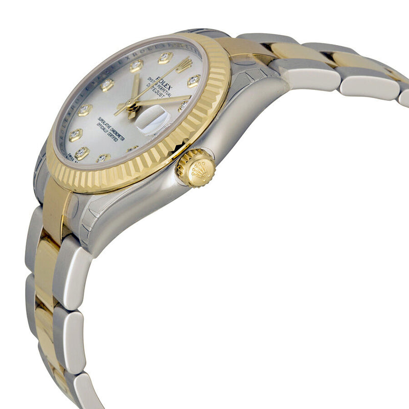 Rolex Datejust Lady 31 Silver Dial Stainless Steel and 18K Yellow Gold Oyster Bracelet Automatic Watch #178273SDO - Watches of America #2