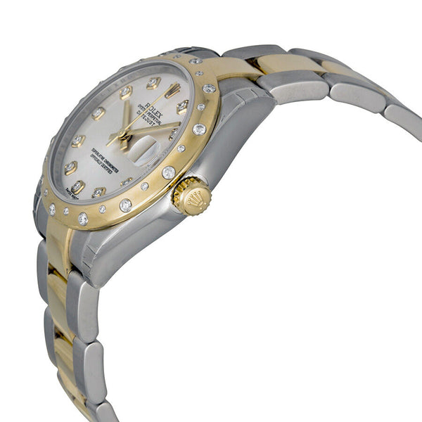 Rolex Datejust Lady 31 Silver Dial Stainless Steel and 18K Yellow Gold Oyster Bracelet Automatic Watch #178343SDO - Watches of America #2
