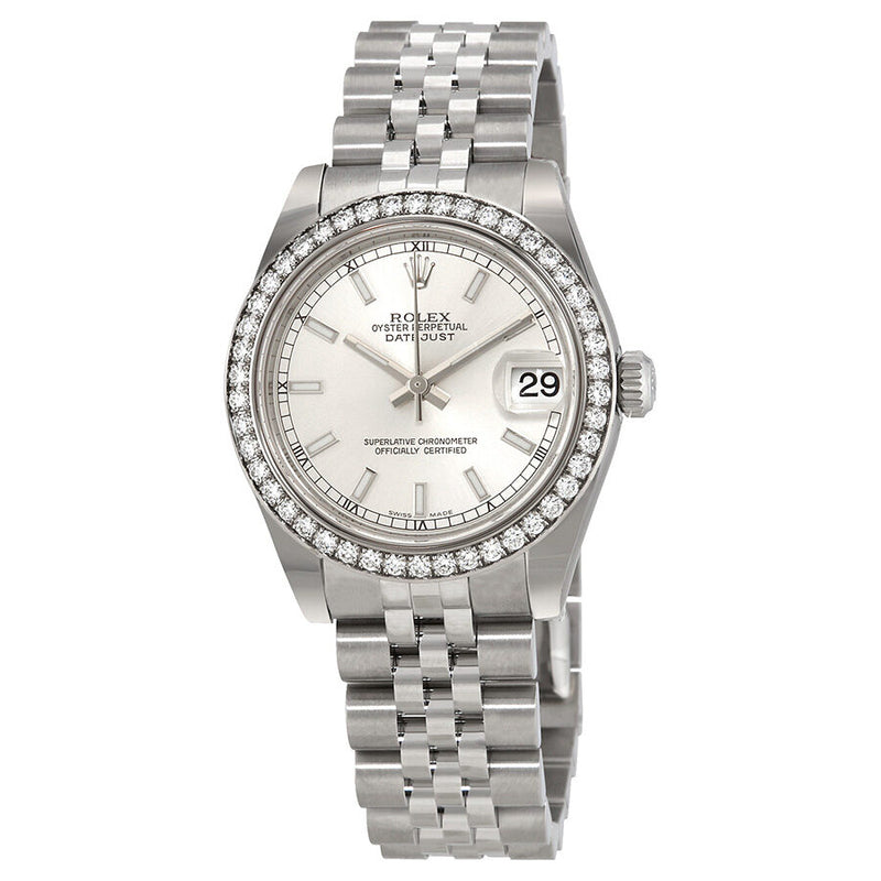 Rolex Datejust Lady 31 Silver Dial Stainless Steel Jubilee Bracelet Automatic Watch #178384SSJ - Watches of America