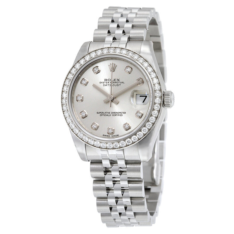 Rolex Datejust Lady 31 Silver Dial Stainless Steel Jubilee Bracelet Automatic Watch #178384SDJ - Watches of America