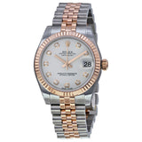 Rolex Datejust Lady 31 White Dial Stainless Steel and 18K Everose Gold Jubilee Bracelet Automatic Watch #178271WDJ - Watches of America