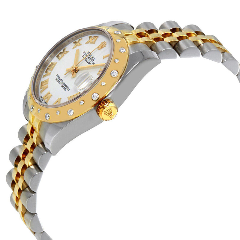 Rolex Datejust Lady 31 White Dial Stainless Steel and 18K Yellow Gold Jubilee Bracelet Automatic Watch #178343WRJ - Watches of America #2