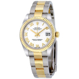 Rolex Datejust Lady 31 White Dial Stainless Steel and 18K Yellow Gold Oyster Bracelet Automatic Watch #178273WRO - Watches of America