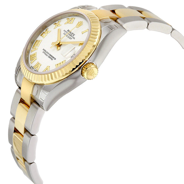Rolex Datejust Lady 31 White Dial Stainless Steel and 18K Yellow Gold Oyster Bracelet Automatic Watch #178273WRO - Watches of America #2