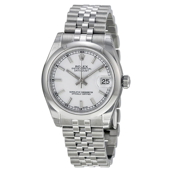 Rolex Datejust Lady 31 White Dial Stainless Steel Jubilee Bracelet Automatic Watch #178240WSJ - Watches of America