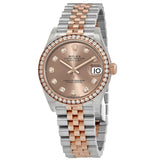 Rolex Datejust Rose Diamond Dial Automatic Ladies Steel and Everose Gold Jubilee Watch #278381PDJ - Watches of America