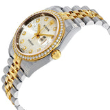 Rolex Datejust Silver Dial Automatic Stainless Steel and 18 Carat Yellow Gold Ladies Watch #116243SJDJ - Watches of America #2