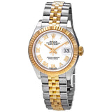 Rolex Datejust White Dial Automatic Ladies Steel and 18K Yellow Gold Jubilee Watch #279173WRJ - Watches of America