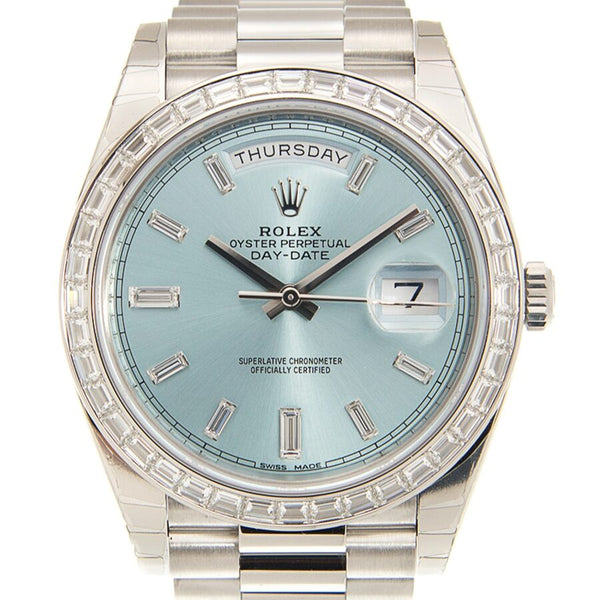 Rolex Day-Date 40 Automatic Chronometer Diamond Men's Watch #228396IBLDP - Watches of America #2