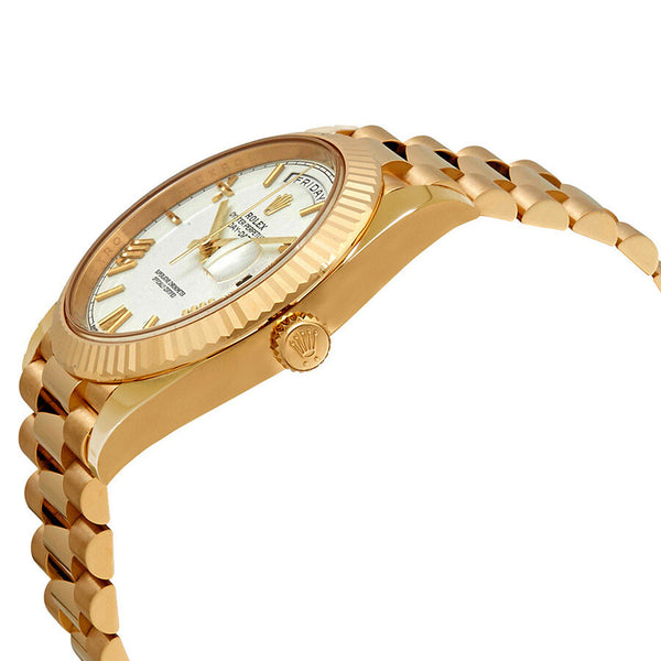 Rolex Day-Date 40 Automatic White Dial Men's 18kt Yellow Gold President Watch #228238WRP - Watches of America #2