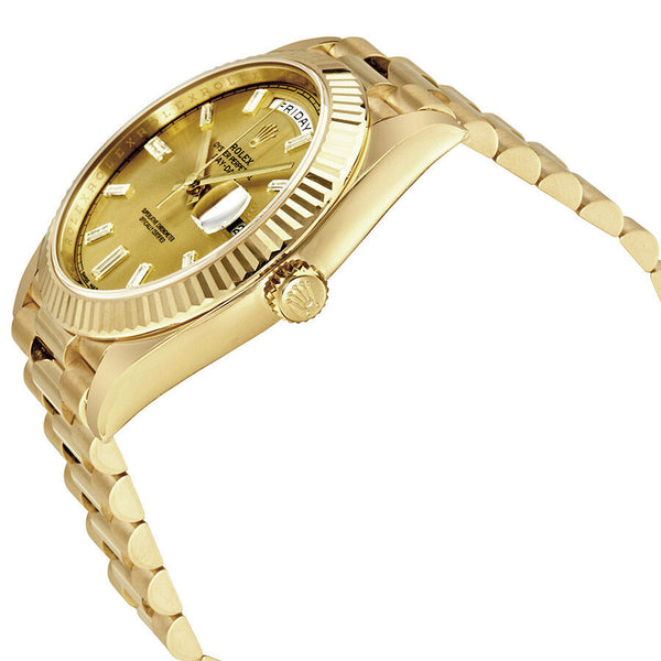 Rolex Day-Date 40 Champagne Dial 18K Yellow Gold President Automatic Men's Watch #228238CDP - Watches of America #2