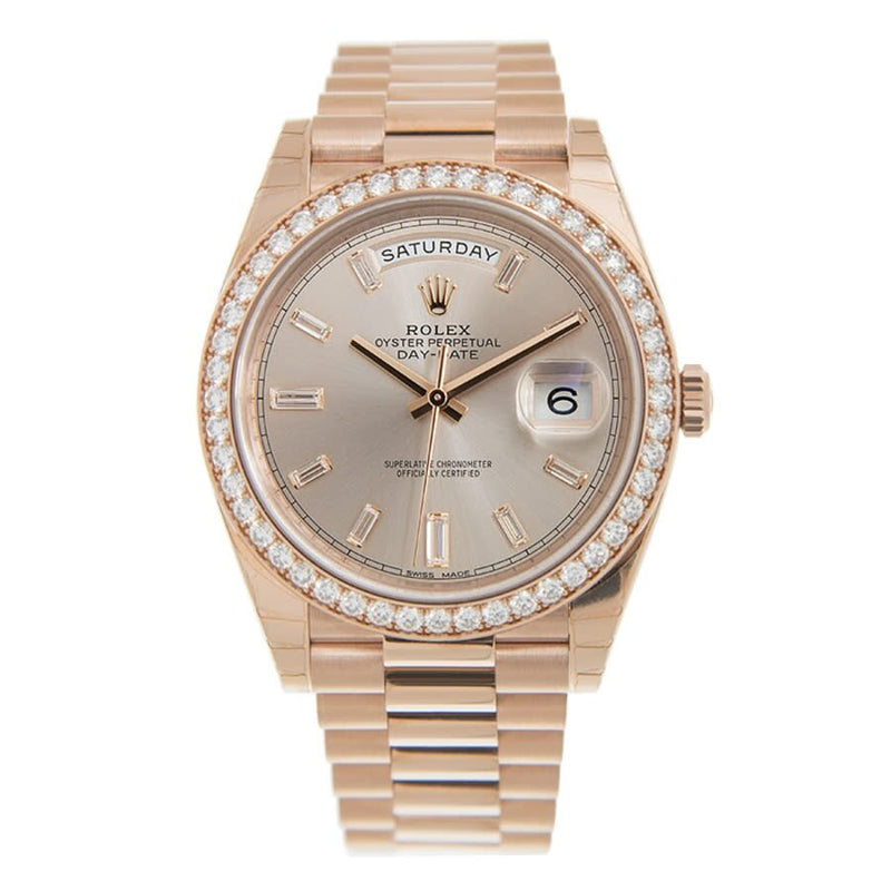 Rolex Day-Date Automatic Chronometer Diamond Pink Dial Watch 228345rbr-0007#228345 PDP - Watches of America #3