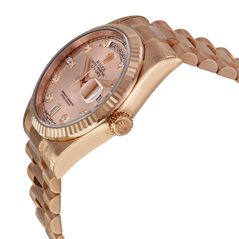 Rolex Day-Date Champagne Dial 18K Everose Gold President Automatic Ladies Watch #118235CDP - Watches of America #2