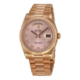 Rolex Day-Date Champagne Dial 18K Everose Gold President Automatic Men's Watch #118235CRP - Watches of America