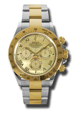 Rolex Daytona Yellow Mother of pearl Chronograph stainless steel and 18kt yellow gold  Men's Watch#116523YMRIO - Watches of America
