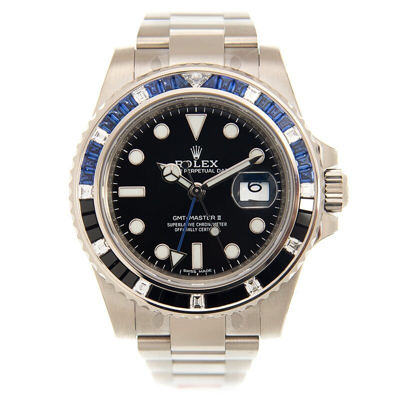 Rolex GMT-Master II Automatic Black Dial Men's Watch #116749 SABLNR - Watches of America