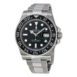 Rolex GMT Master II Black Index Dial Oyster Bracelet Steel Men's Watch #116710LN - Watches of America