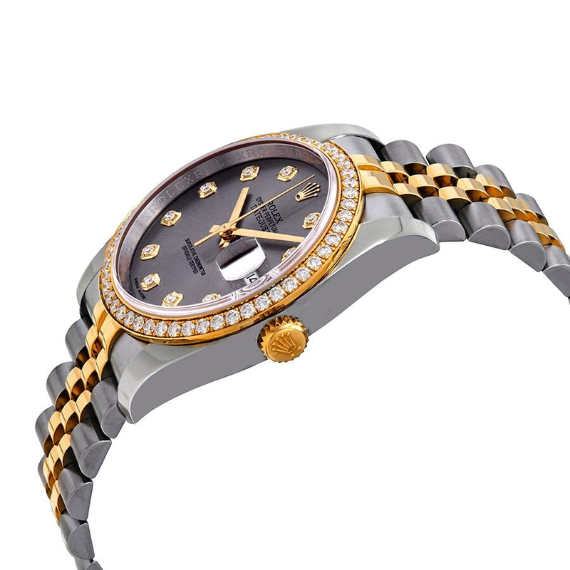 Rolex Grey Diamond Dial Automatic Steel and 18kt Yellow Gold Jubilee Watch #116243GYDJ - Watches of America #2