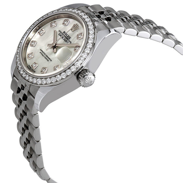 Rolex Lady- Datejust Mother Of Pearl Diamond Dial Ladies Jubilee Watch #279384MDJ - Watches of America #2