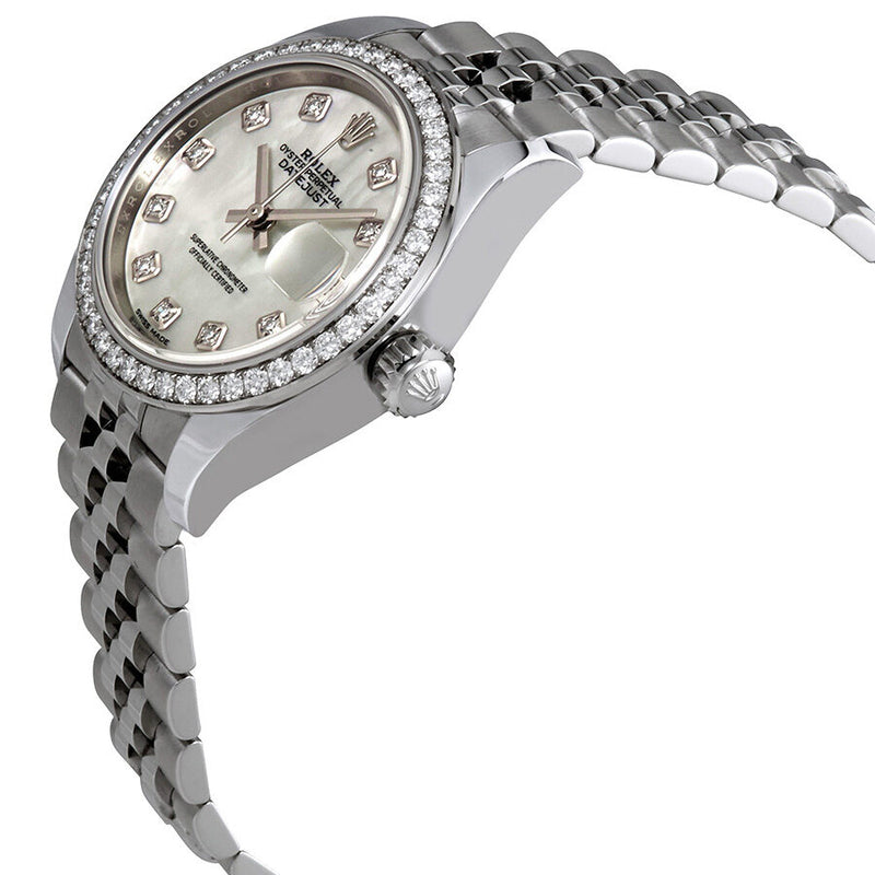 Rolex Lady- Datejust Mother Of Pearl Diamond Dial Ladies Jubilee Watch #279384MDJ - Watches of America #2