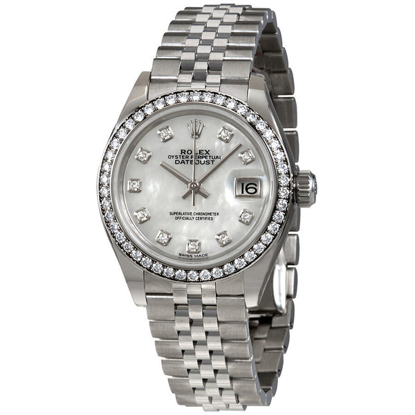 Rolex Lady- Datejust Mother Of Pearl Diamond Dial Ladies Jubilee Watch #279384MDJ - Watches of America