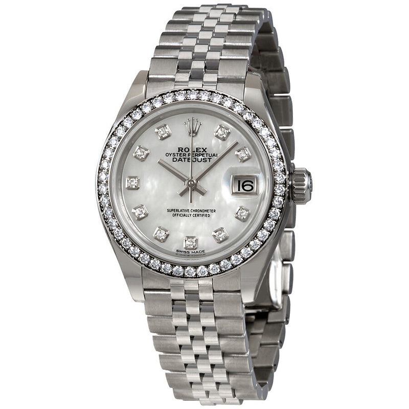 Rolex Lady- Datejust Mother Of Pearl Diamond Dial Ladies Jubilee Watch #279384MDJ - Watches of America