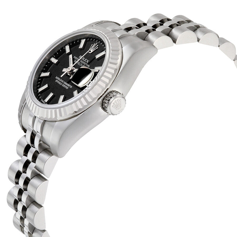 Rolex Lady Datejust 26 Black Dial Stainless Steel Jubilee Bracelet Automatic Watch 179174BKSJ#179174-BKSJ - Watches of America #2